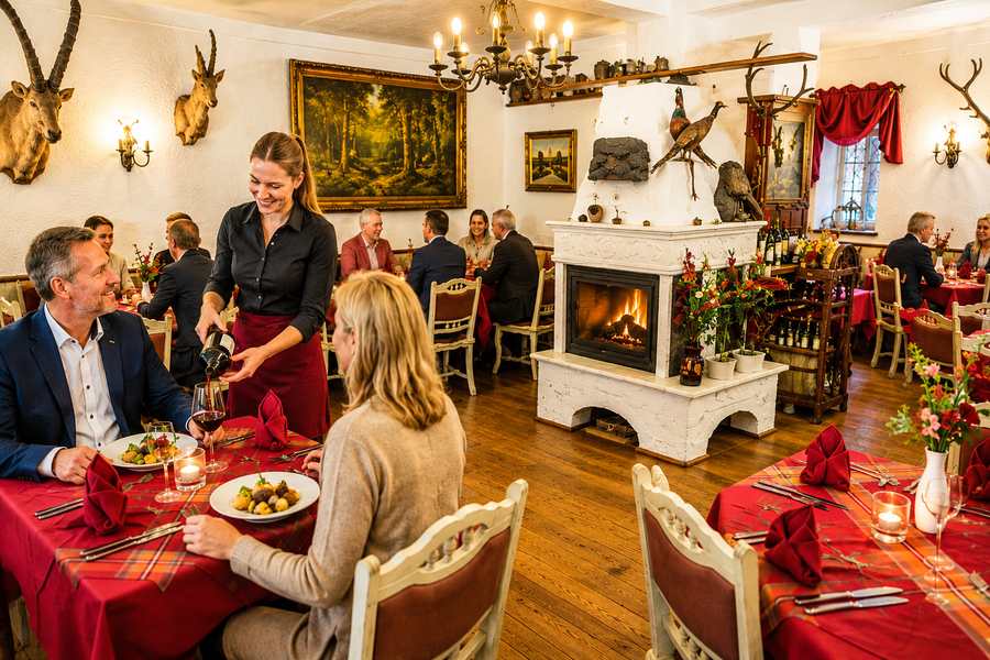 a la carte Restaurant der Hospitalhütte