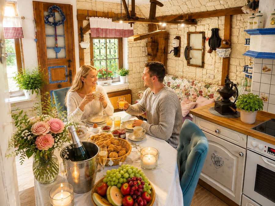 Küche und Frühstück